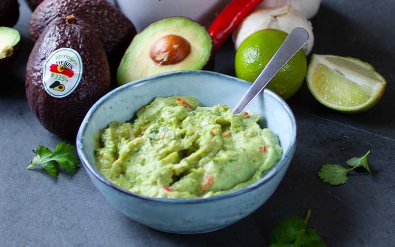 Guacamole med koriander - Hebe Frukt &amp; Grönt